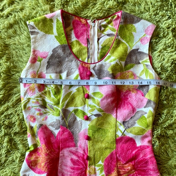 Vintage Tropical Floral Romper - Picture 12 of 14